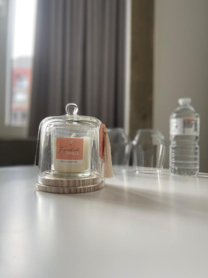 Mooie kamer in centrum Brugge met badkamer Eksteriør billede